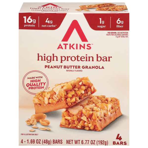 Atkins Peanut Butter Granola High Protein Bar