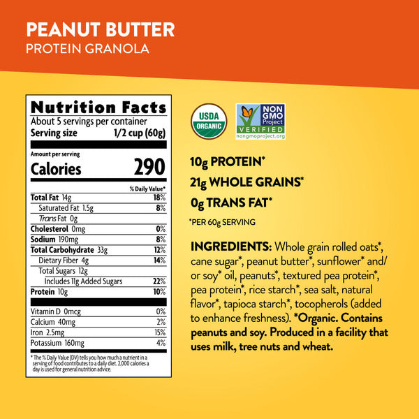 Love Crunch Peanut Butter Protein Granola