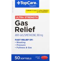 TopCare Gas Relief, Ultra Strength, 180 mg, Softge...
️