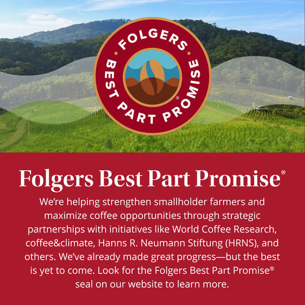 Folgers Gourmet Supreme Ground Coffee, Medium-Dark Roast