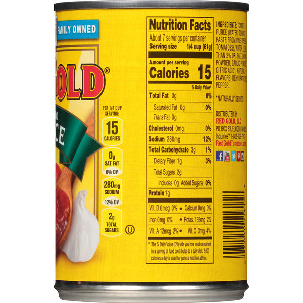 Red Gold Tomato Sauce