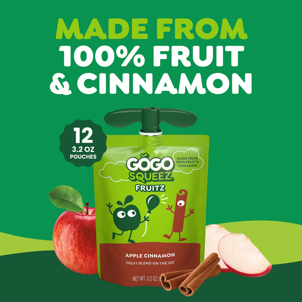 GoGo Squeez Apple Cinnamon Fruitz