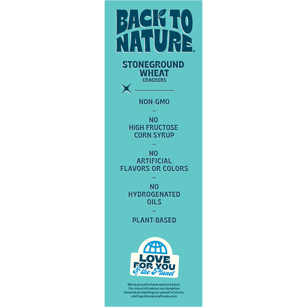 Back to Nature Stoneground Wheat Crackers