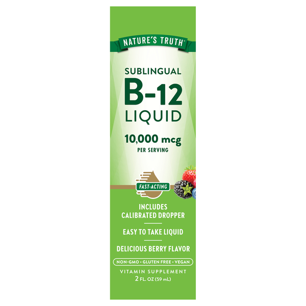 Nature's Truth Sublingual Liquid, Vitamin B-12