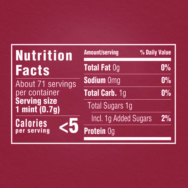 Altoids Cinnamon Sugar Free Breath Mints Single Pack