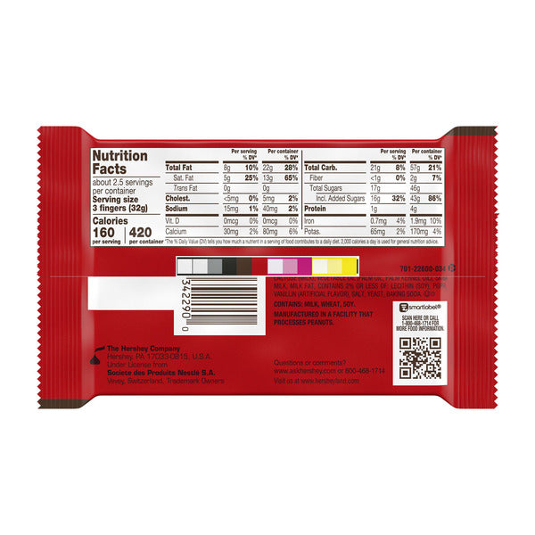 KIT KAT® Milk Chocolate Wafer King Size, Candy Bar, 3 oz