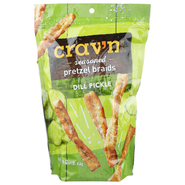 Crav'n Flavor Cravn Flvr Prtzl Brd Dill Pckl