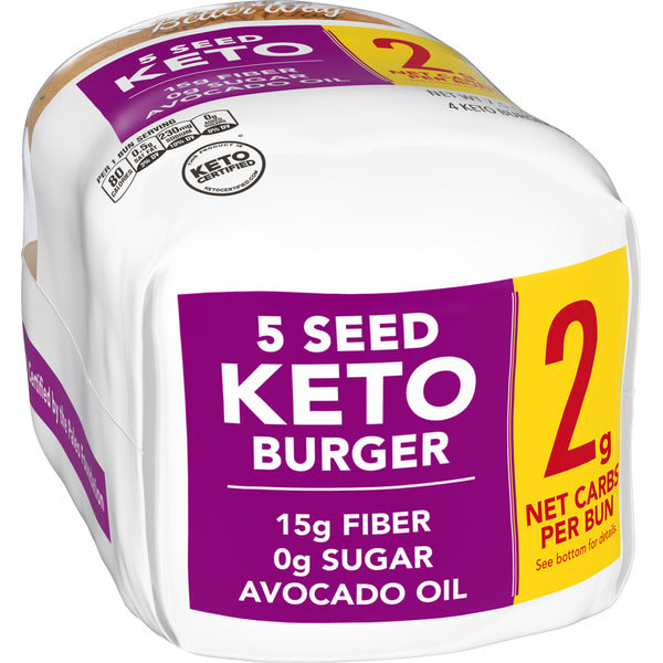 Lewis Bake Shop 5 Seed Keto Buns