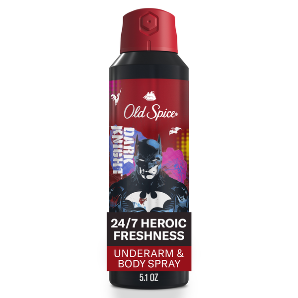 Old Spice Body Spray Deodorant, 24/7 Freshness, Batman