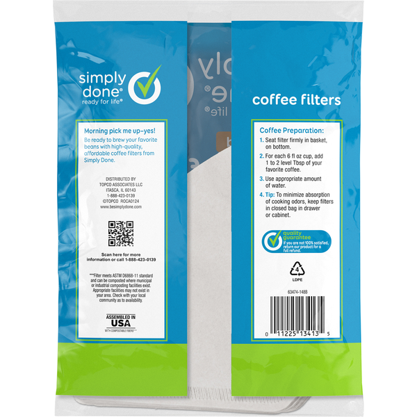 Simply Done Coffee Filters, #4