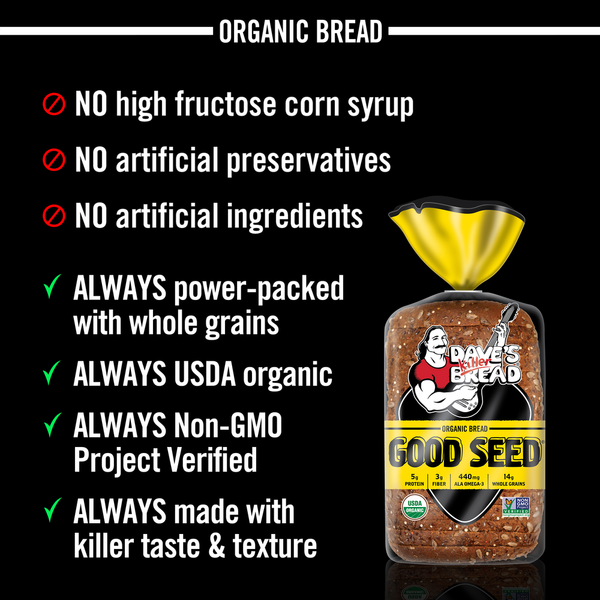 Dave's Killer Bread Bread, Organic, Good Seed