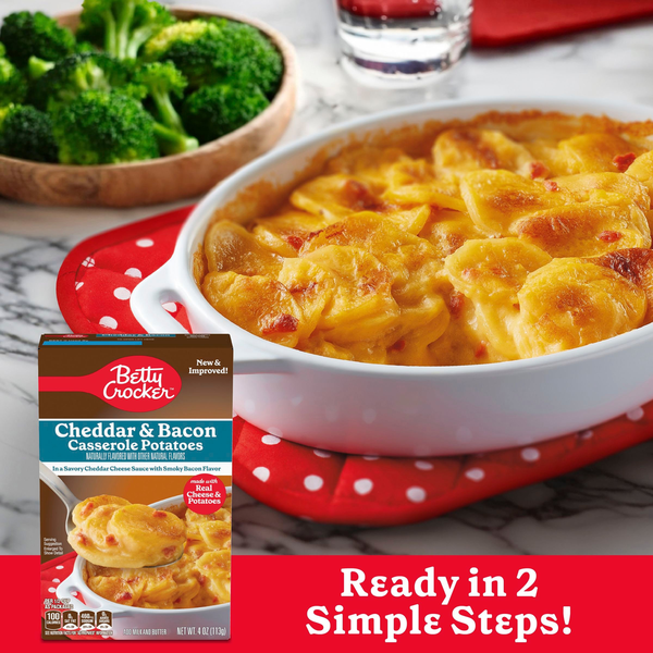 Betty Crocker Cheddar and Bacon Casserole Potatoes