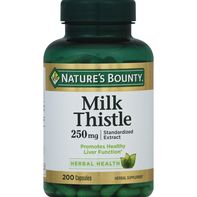 Nature's Bounty Milk Thistle, 250 mg, Capsules️