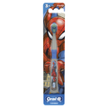 Oral-B Manual featuring Marvel's Spiderman, Soft Bristles, for Children and Toddlers