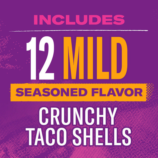 Taco Bell Mild Crunchy Seasoned Flavor Taco Shells