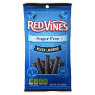 Red Vines Sugar Free Twists, Soft Black Licorice Candy