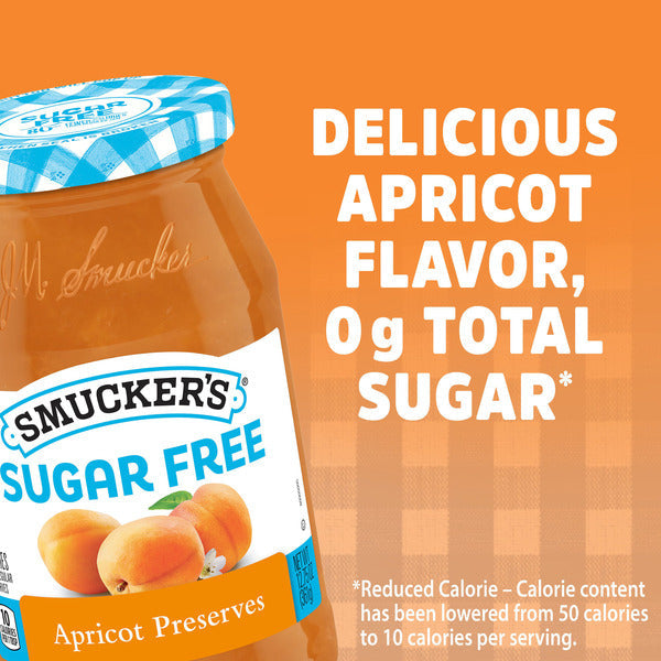 Smucker's Sugar Free Apricot Preserves Sweetened with Splenda