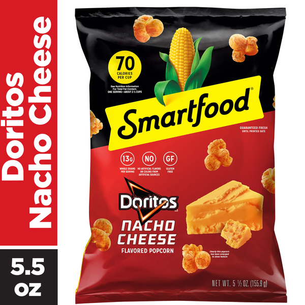 Smartfood Popcorn Doritos Nacho Cheese