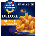 Kraft Deluxe Original Cheddar Mac & Cheese Dinner Family Size