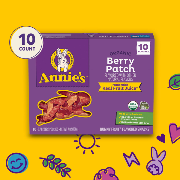 Annie's Organic Berry Patch Bunny Fruit Flavored Snacks