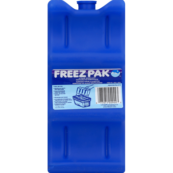 Freez Pak Ice Substitute, Reusable, 6 Pack Koolant