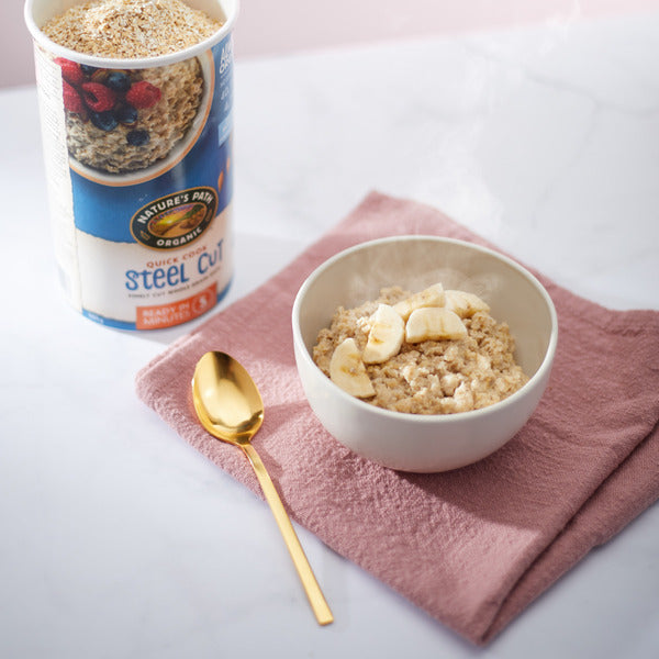 Nature's Path Quick Cook Steel Cut Instant Oatmeal