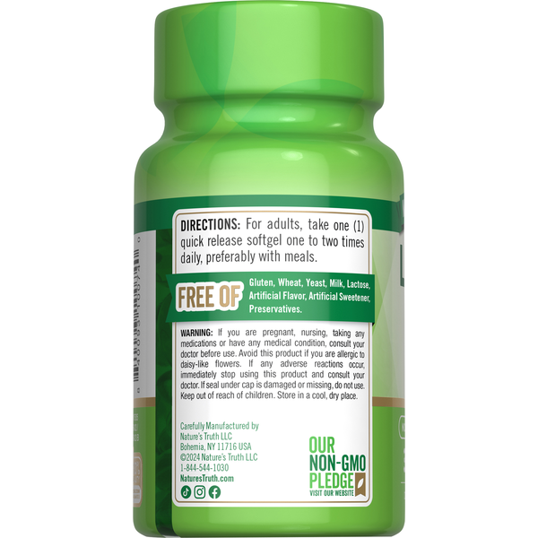 Nature's Truth Lutein plus Zeaxan & Bilberry Softgel