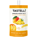 Tastelli Konjac Jelly Infused with Collagen Drink Pouch, Mango Pineapple