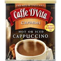 Caffe D'Vita Cappuccino, Premium Instant, Caramel