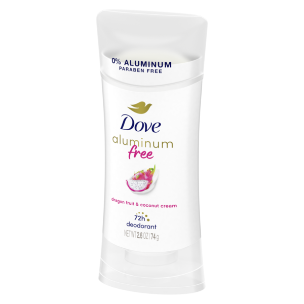 Dove Aluminum Free Deodorant Stick, Dragon Fruit & Coconut Cream