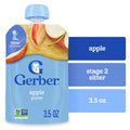 Gerber Stage 2 Baby Food Apple Puree Pouch