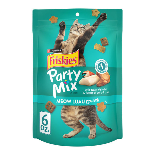Purina Friskies Cat Treats, Party Mix Meow Luau Crunch