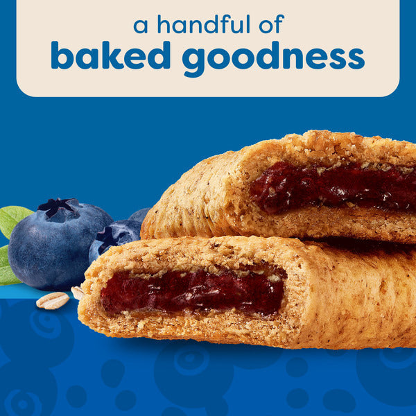 Kellogg’s Nutri-Grain Blueberry Breakfast Bars, Made with 10g Whole Grains, 8 Count