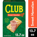 Club Sweet Hawaiian Crackers, Lunch Snacks, 13.7 oz