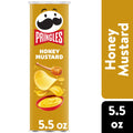 Pringles Honey Mustard Potato Crisps Chips, Lunch Snacks, 5.5 oz