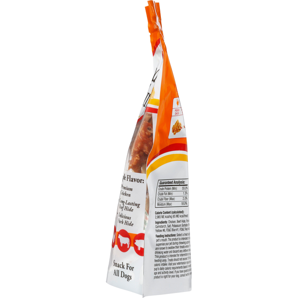 Good 'n' Fun Snack for All Dogs, Triple Flavor, Double Pops with Chicken
