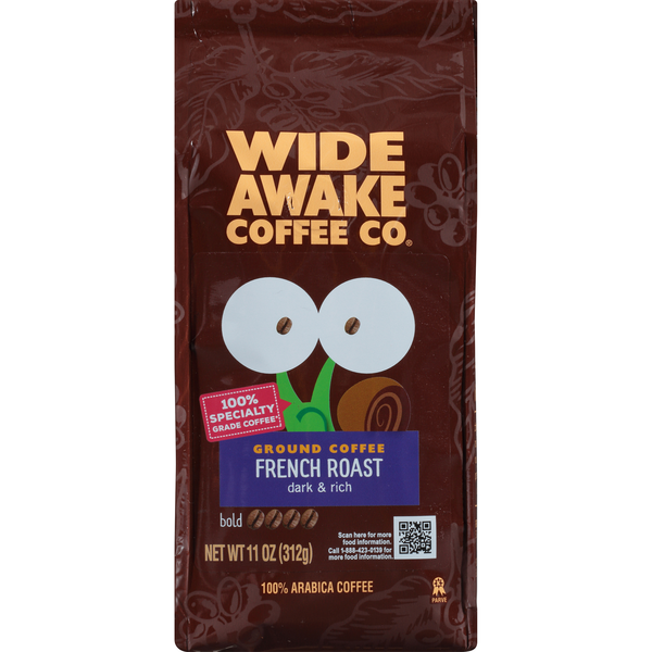 Wide Awake Bold Roast French Roast 100% Arabica Ground Coffee