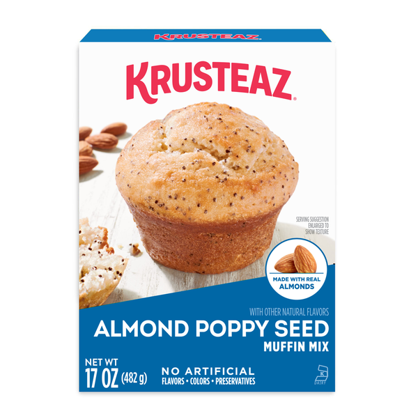 Krusteaz Almond Poppy Seed Muffin Mix