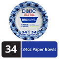 DIXIE ULTRA® COMPOSTABLE BIG BOWL PAPER BOWLS, 34 ...
️