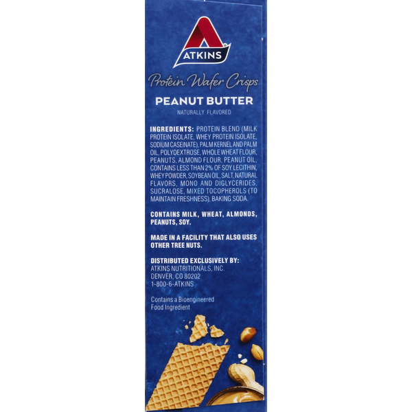 Atkins Protein Wafer Crisps, Peanut Butter