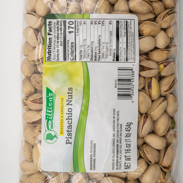 Eillien's Roasted & Unsalted Pistachios