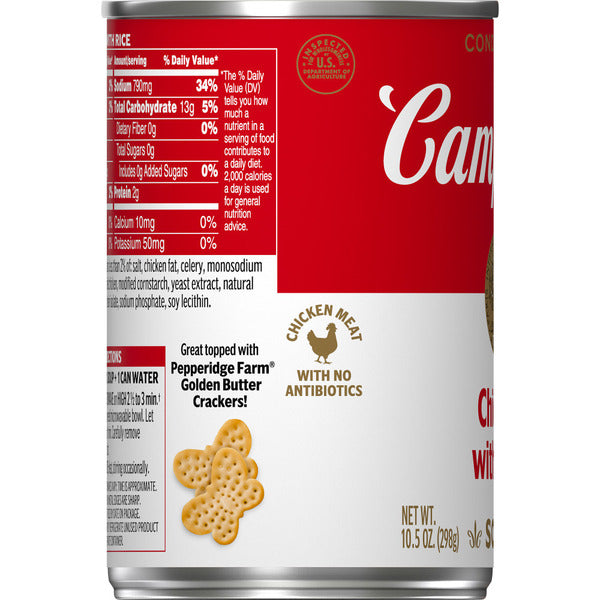 Campbell's Chicken With Rice Soup