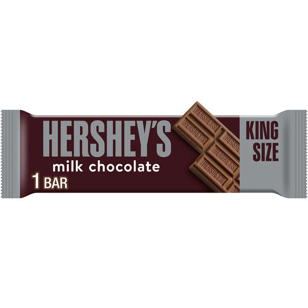 Hershey's Milk Chocolate King Size, Candy Bar, 2.6 oz