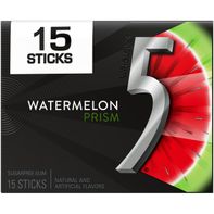 5 GUM Watermelon Prism Sugar Free Chewing Gum Pack️