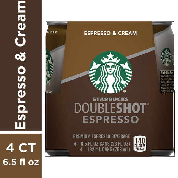 Starbucks Espresso And Cream Coffee Drink