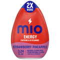 MiO Energy Strawberry Pineapple Smash Liquid Water Enhancer Drink Mix with 2x More