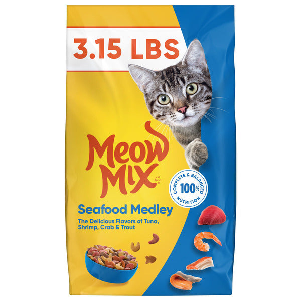 Meow Mix Seafood Medley Dry Cat Food