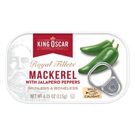 King Oscar Wild Caught Mackerel in Olive Oil with ...
️