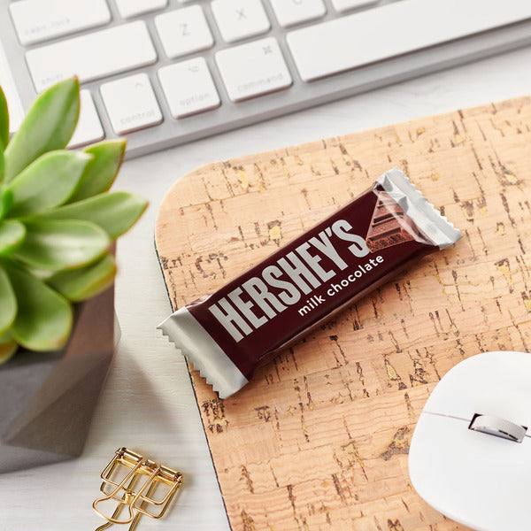 Hershey's Milk Chocolate Snack Size, Candy Bars, .45 oz (8 Count)