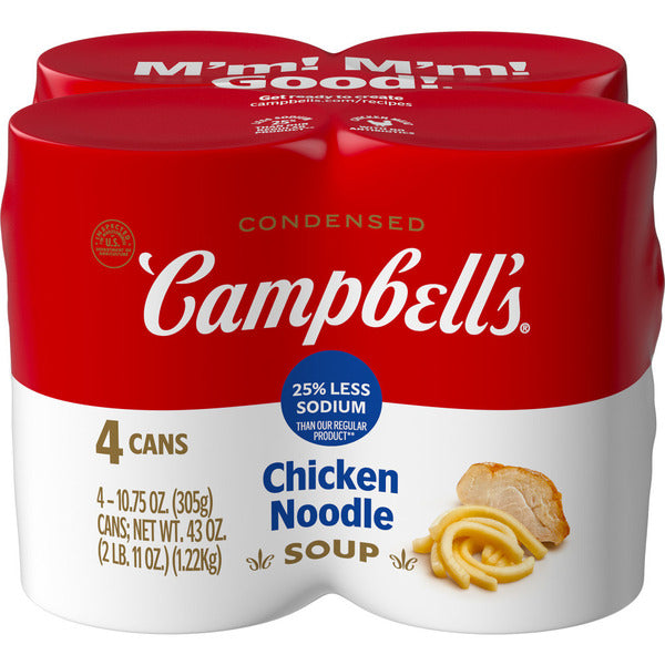 Campbell's 25% Less Sodium Chicken Noodle Soup